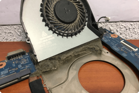 Ноутбук перегревается и выключается