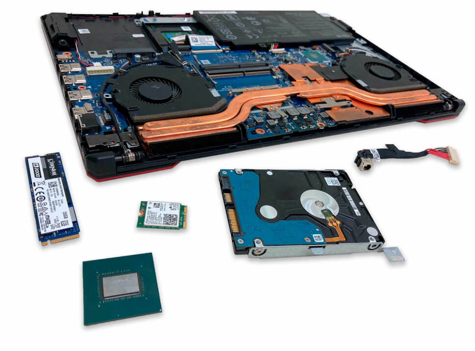 Ремонт основной платы ноутбука